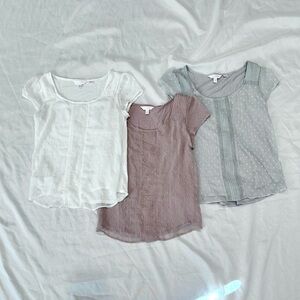SET OF 3: Lauren Conrad Blouses